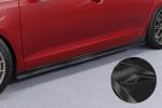 CSR Seitenschweller mit ABE für VW Golf 6 SS460-G Glossy schwarz Hochglanz (keine Lackierung erforderlich)