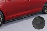 CSR Seitenschweller mit ABE für VW Golf 6 SS460-L schwarz matt (Lackierung erforderlich)