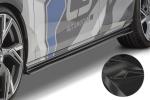 CSR Seitenschweller mit ABE für VW Golf 7 (Typ AU) SS461-C Carbon Look glänzend (keine Lackierung erforderlich)