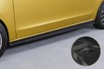 CSR Seitenschweller mit ABE für VW up!, Seat Mii, Skoda Citigo SS463-C Carbon Look glänzend (keine Lackierung erforderlich)