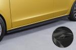 CSR Seitenschweller mit ABE für VW up!, Seat Mii, Skoda Citigo SS463-G Glossy schwarz glänzend (keine Lackierung erforderlich)