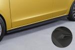 CSR Seitenschweller mit ABE für VW up!, Seat Mii, Skoda Citigo SS463-M Carbon Look matt strukturiert (keine Lackierung erforderlich)