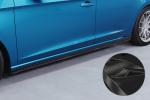 CSR Seitenschweller mit ABE für Seat Leon 3 (Typ 5F) ST / 5-Türer SS468-G Glossy schwarz glänzend (keine Lackierung erforderlich)
