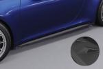 CSR Seitenschweller mit ABE für Porsche 911/992 SS471-L schwarz matt (Lackierung erforderlich)