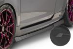 CSR Seitenschweller mit ABE für Ford Focus MK2 ST / Sport SS478-S schwarz matt strukturiert (keine Lackierung erforderlich)