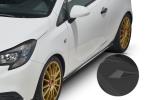 CSR Seitenschweller mit ABE für Opel Corsa E 3-Türer SS479-S schwarz matt strukturiert (keine Lackierung erforderlich)