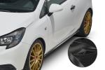 CSR Seitenschweller mit ABE für Opel Corsa E 3-Türer SS479-G Glossy schwarz Hochglanz (keine Lackierung erforderlich)
