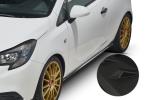 CSR Seitenschweller mit ABE für Opel Corsa E 3-Türer SS479-M Carbon Look matt strukturiert (keine Lackierung erforderlich)