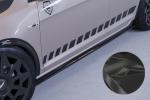 CSR Seitenschweller mit ABE für VW Golf 7 (Typ AU) SS487-C Carbon Look glänzend (keine Lackierung erforderlich)