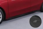 CSR Seitenschweller mit ABE für Mercedes-Benz A-Klasse (W177) SS490-S schwarz matt strukturiert (keine Lackierung erforderlich)