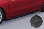 CSR Seitenschweller mit ABE für Mercedes-Benz A-Klasse (W177) SS490-L schwarz matt (Lackierung erforderlich)