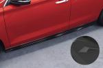 CSR Seitenschweller mit ABE für Hyundai I30 (PD) SS502-S schwarz matt strukturiert (keine Lackierung erforderlich)