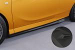 CSR Seitenschweller mit ABE für Opel Corsa E OPC SS507-M Carbon Look matt strukturiert (keine Lackierung erforderlich)