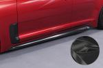 CSR Seitenschweller mit ABE für Kia Stinger GT SS509-C Carbon Look glänzend (keine Lackierung erforderlich)