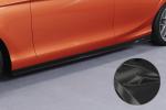 CSR Seitenschweller mit ABE für BMW 1er F20 / F21 SS510-C Carbon Look Hochglanz (keine Lackierung erforderlich)