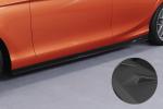 CSR Seitenschweller mit ABE für BMW 1er F20 / F21 SS510-L schwarz matt (Lackierung erforderlich)