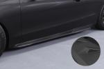 CSR Seitenschweller mit ABE für Audi A5 8T Coupe und Cabrio SS512-L schwarz matt (Lackierung erforderlich)