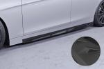 CSR Seitenschweller mit ABE für BMW 3er F30 / F31 SS529-L schwarz matt (Lackierung erforderlich)