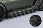 CSR Seitenschweller mit ABE für Porsche 718 Boxster / Cayman (Typ 982) SS533-G Glossy schwarz glänzend (keine Lackierung erforderlich)