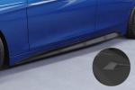 CSR Seitenschweller mit ABE für BMW 3er F30 / F31 SS537-S Strukturiert schwarz matt (keine Lackierung erforderlich)