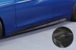 CSR Seitenschweller mit ABE für BMW 3er F30 / F31 SS537-C Carbon Look glänzend (keine Lackierung erforderlich)