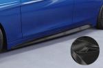 CSR Seitenschweller mit ABE für BMW 3er F30 / F31 SS537-G Glossy schwarz glänzend (keine Lackierung erforderlich)