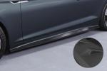CSR Seitenschweller mit ABE für Audi A5 (F5) Coupe / Cabrio SS548-L schwarz matt (Lackierung erforderlich)