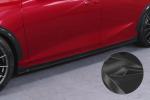 CSR Seitenschweller mit ABE für Opel Astra L Schrägheck SS549-C Carbon Look glänzend (keine Lackierung erforderlich)