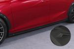 CSR Seitenschweller mit ABE für Opel Astra L Schrägheck SS549-M Carbon Look matt strukturiert (keine Lackierung erforderlich)