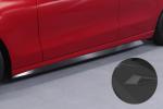 CSR Seitenschweller mit ABE für Mercedes Benz C-Klasse W206 / S206 SS552-S schwarz matt strukturiert (keine Lackierung erforderlich)