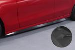 CSR Seitenschweller mit ABE für Mercedes Benz C-Klasse W206 / S206 SS552-L schwarz matt (Lackierung erforderlich)