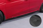 CSR Seitenschweller mit ABE für Kia Ceed / Pro Ceed (JD) GT SS576-L schwarz matt (Lackierung erforderlich)