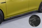 CSR Seitenschweller mit ABE für VW Golf 8 GTI, GTD, GTE, R-Line SS585-C Carbon Look glänzend (keine Lackierung erforderlich)