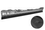 CSR Seitenschweller mit ABE für BMW 6er E63 / E64 SS586-L schwarz matt (Lackierung erforderlich)