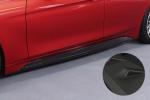 CSR Seitenschweller mit ABE für BMW 3er F30 / F31 SS595-M Carbon Look matt strukturiert (keine Lackierung erforderlich)