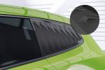 CSR Seitenscheibenblenden mit ABE für VW Scirocco 3 (Typ 13) SSB011-L schwarz matt (Lackierung erforderlich)