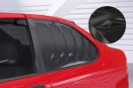 CSR Seitenscheibenblenden mit ABE für BMW 3er E36 Compact SSB020-G Glossy schwarz Hochglanz (keine Lackierung erforderlich)