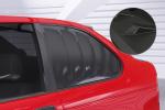 CSR Seitenscheibenblenden mit ABE für BMW 3er E36 Compact SSB020-M Carbon Look matt strukturiert (keine Lackierung erforderlich)