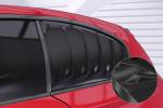 CSR Seitenscheibenblenden mit ABE für BMW 1er E81 SSB022-C Carbon Look Hochglanz (keine Lackierung erforderlich)