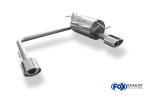 Fox Endschalldämpfer 115x85 Typ 33 rechts/links für Toyota Yaris TS P1 (2001–2005) – Edelstahl, Rohr 63,5 mm, EG-Gutachten