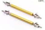 CSR Universal Spoiler Stabilisatoren verstellbar 100-140mm gold ZB159