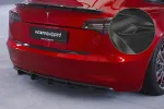 CSR Diffusor | Heckansatz mit ABE für Tesla Model 3 HA267-C Carbon Look glänzend (keine Lackierung erforderlich)