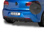 CSR Diffusor | Heckansatz mit ABE für VW Golf 6 R HA268-L schwarz matt (Lackierung erforderlich)