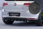 CSR Diffusor | Heckansatz mit ABE für VW Golf 7 Basis/GTI/GTD/GTE/e-Golf HA266-L Lackierung erforderlich (unlackiert)
