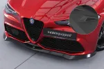 CSR Frontspoiler | Cup-Spoilerlippe mit ABE für Alfa Romeo Giulia (952) Veloce CSL782-L schwarz matt (Lackierung erforderlich)