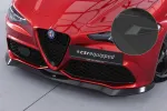 CSR Frontspoiler | Cup-Spoilerlippe mit ABE für Alfa Romeo Giulia (952) Veloce CSL782-S schwarz matt strukturiert (keine Lackierung erforderlich)