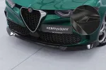 CSR Frontspoiler | Cup-Spoilerlippe mit ABE für Alfa Romeo Tonale CSL905-G Glossy schwarz Hochglanz (keine Lackierung erforderlich)