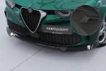 CSR Frontspoiler | Cup-Spoilerlippe mit ABE für Alfa Romeo Tonale CSL905-M Carbon Look matt strukturiert (keine Lackierung erforderlich)