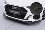 CSR Frontspoiler | Cup-Spoilerlippe mit ABE für Audi A3 8Y Sportback CSL927-M Carbon Look matt strukturiert (keine Lackierung erforderlich)
