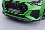 CSR Frontspoiler | Cup-Spoilerlippe mit ABE für Audi RSQ3 (F3) CSL838-G Glossy schwarz Hochglanz (keine Lackierung erforderlich)